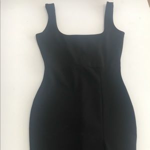 Misguided black bodycon dress